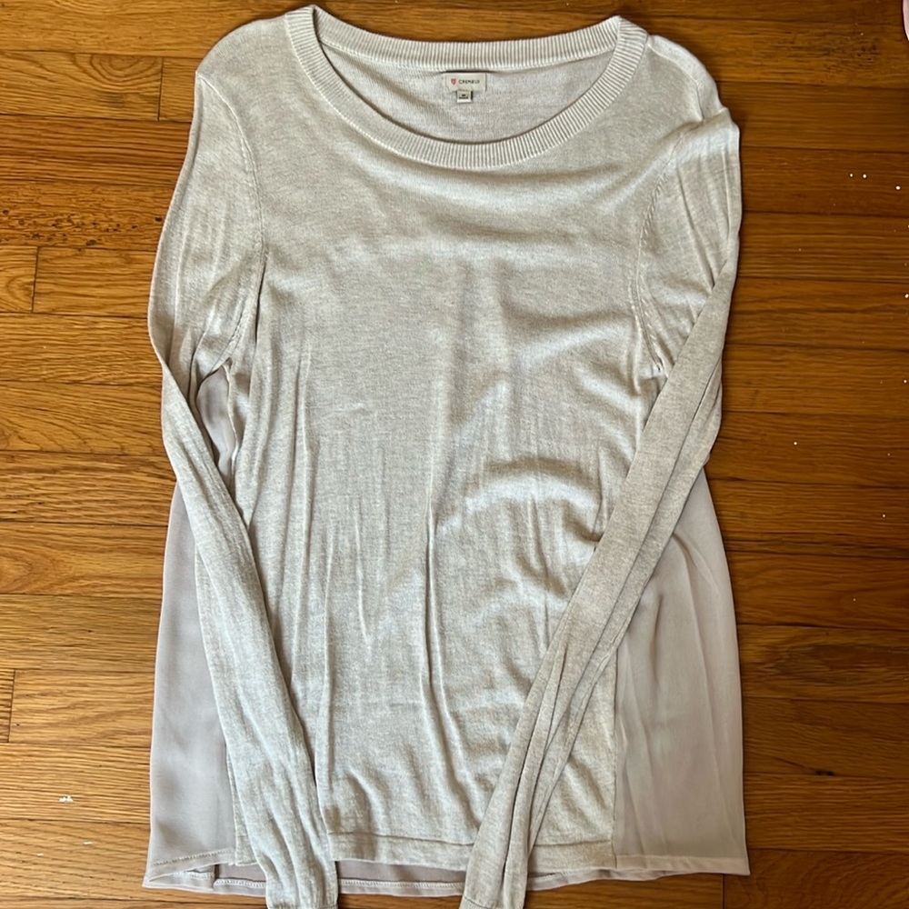Cremieux cream sweater